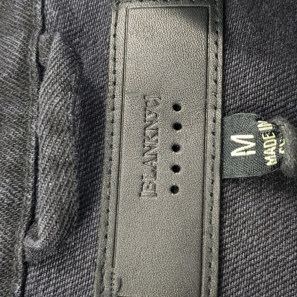 BLANK NYC raw hem black denim jacket size medium - Picture 5 of 9